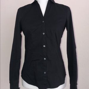 H&M black dress shirt
